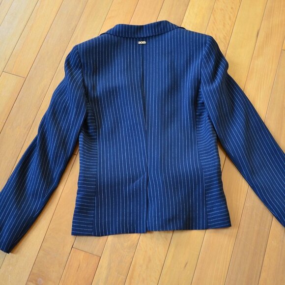 BOSS Jocalua Pinstripe Blazer Size 0 - Picture 13 of 16